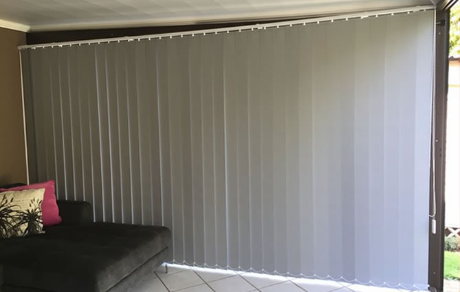 Vertical Blinds Installation Done By Active Blinds Bloemfontein